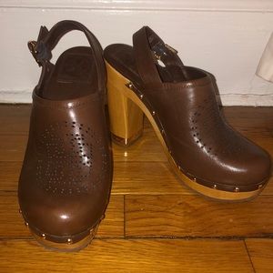 New Tory Burch Brayden Slingback Clogs